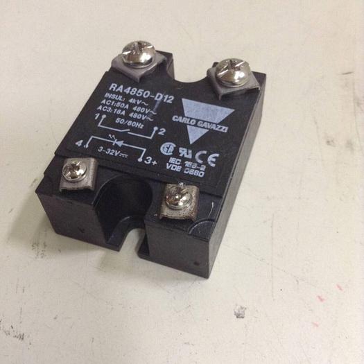 Used CARLO GAVAZZI Solid State Relay RA4850-D12 #84981
