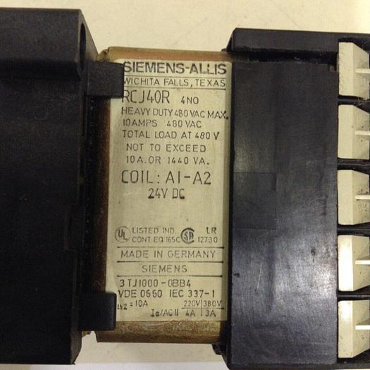 Used SIEMENS Contactor Blocks RCJ40R #76134