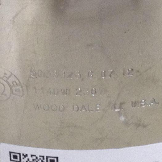 Used TEMPCO 1140 Watt Ceramic Heater Band 5038823 G 07 12 #69621