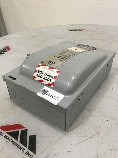 Used SIEMENS 30 Amp ITE Heavy Duty Vacu-Break F-351 #127055