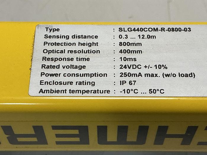 Used SCHMERSAL SLG440COM-R-0800-03