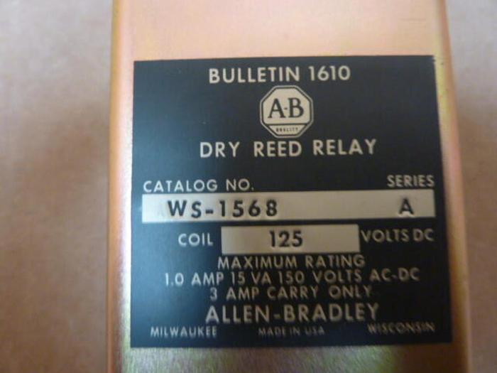 Used ALLEN BRADLEY Dry Reed Relay WS-1568 SER A #27724