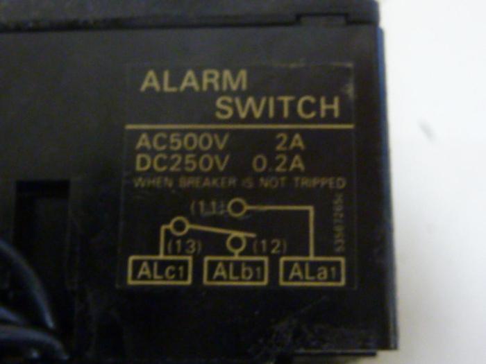 Used FUJI ELECTRIC 100 Amp Circuit Breaker EA103F-100 #63897