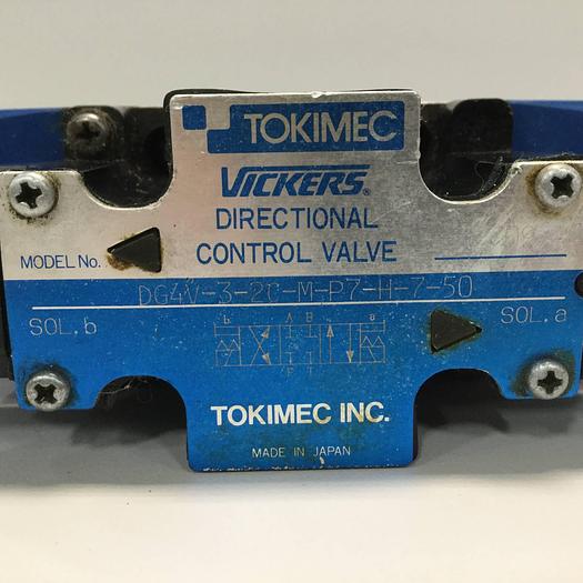 Used VICKERS Tokimec Directional Control Valve DG4V32CMP7H750 Used