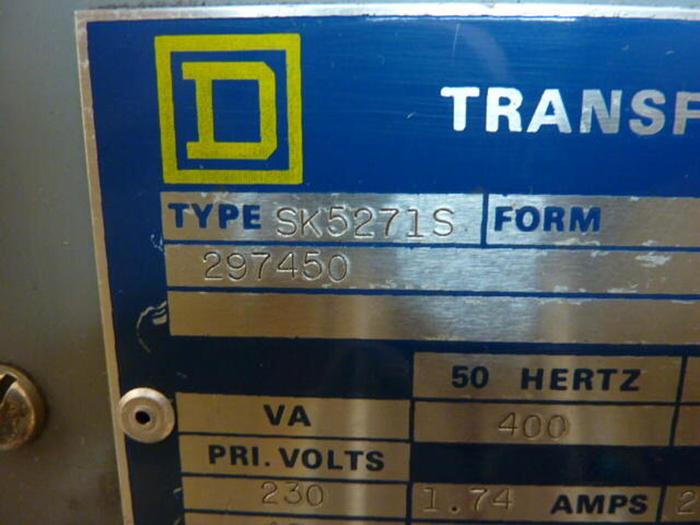Used SQUARE D Transformer Disconnect 9070-SK5271S #28233