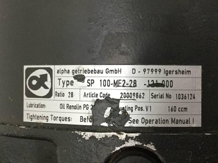 Used GE FANUC Servo Motor w/ Gear Reducer A06B-0032-B075 Used