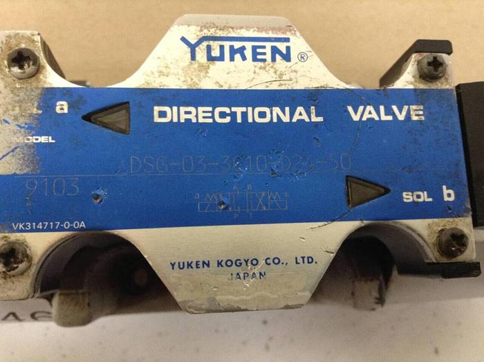 Used YUKEN Directional Valve DSG-03-3C10-D24-50 #71246
