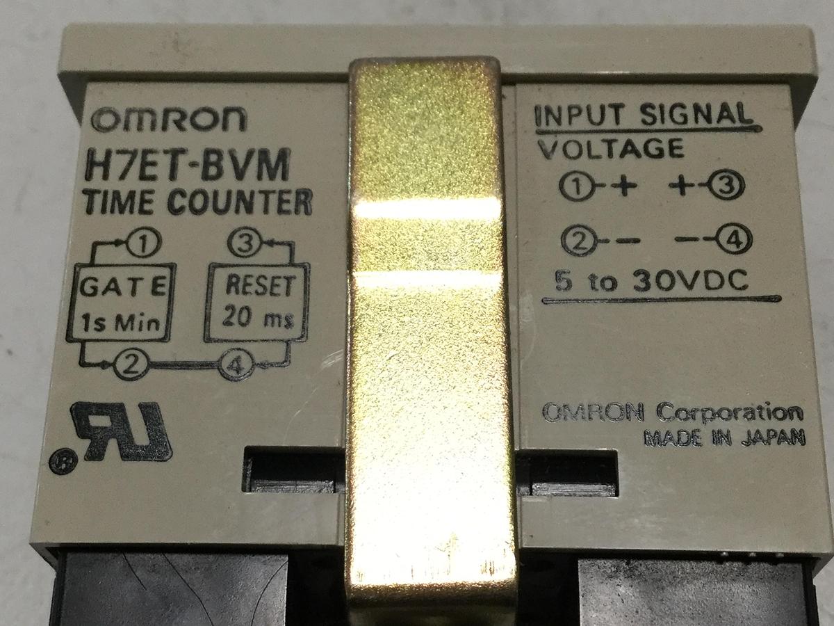 Used OMRON Time Counter H7ET-BVM USED