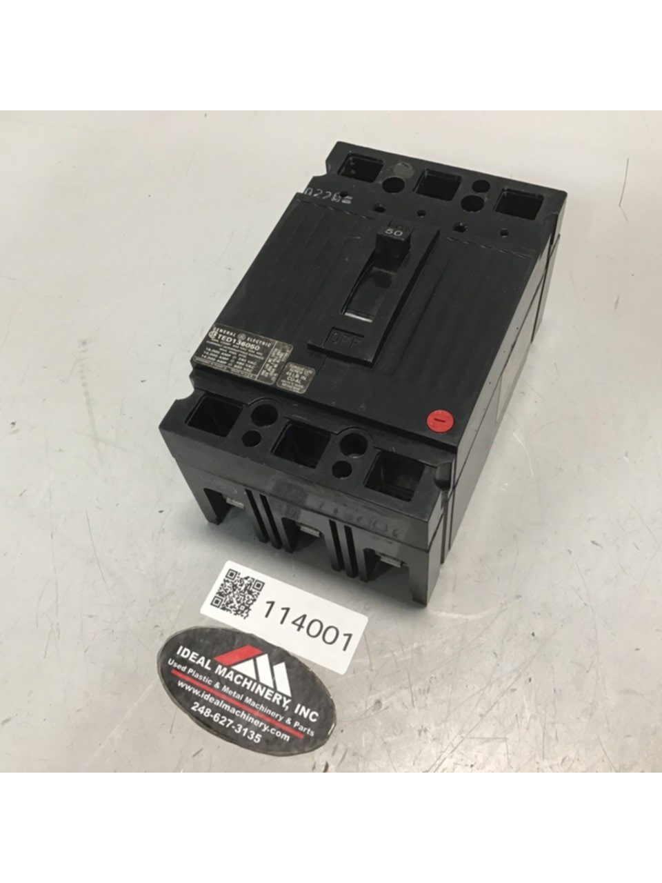 Used GE 50 Amp Circuit Breaker TED136050 USED