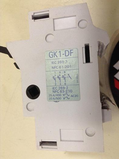 Used TELEMECANIQUE Fuse Holder GK1-DF #75811