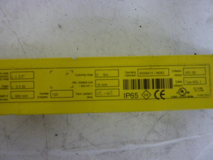 Used SICK OPTIC ELECTRONIC Light Curtain Transmitter C40S-0901AA030 #50947