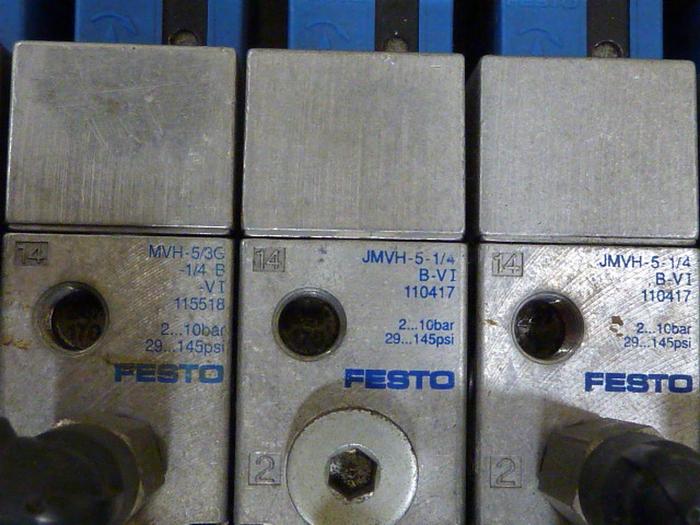 Used FESTO Control Block / Valve Terminal IFB8-02 #52751
