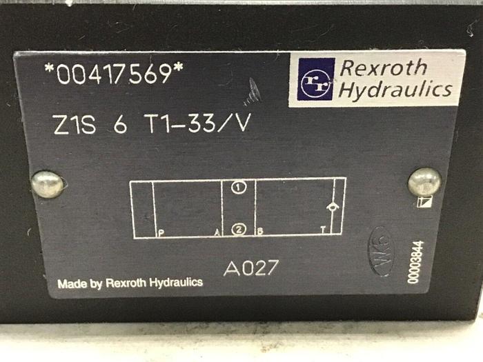Used REXROTH Valve Z1S6T133V #142009