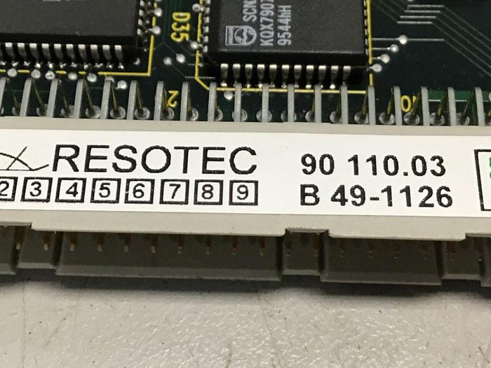 Used RESOTEC Circuit Board 90110.03 Used #138318