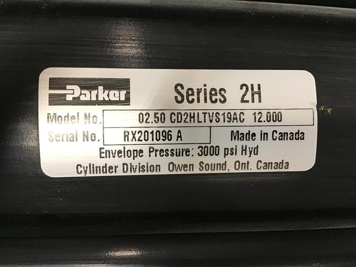 Used PARKER Cylinder 02.50 H2HLTS19AC 12.000 Used #139152