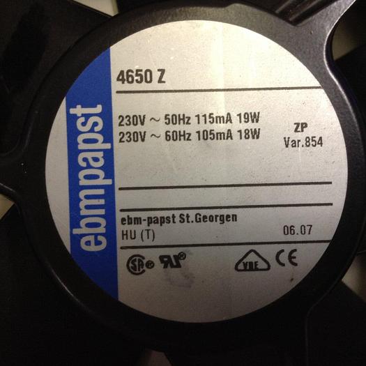 Used EBM PAPST Fan 4650Z #89345