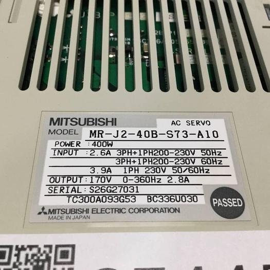 Used MITSUBISHI AC Servo Drive MR-J2-40B-S73-A10 #97445