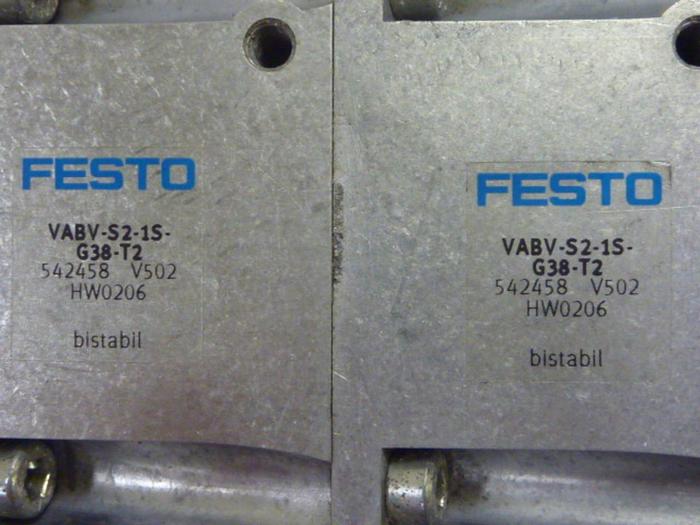 Used FESTO Control Block w/ Valves CPX-EPL-EV #60714