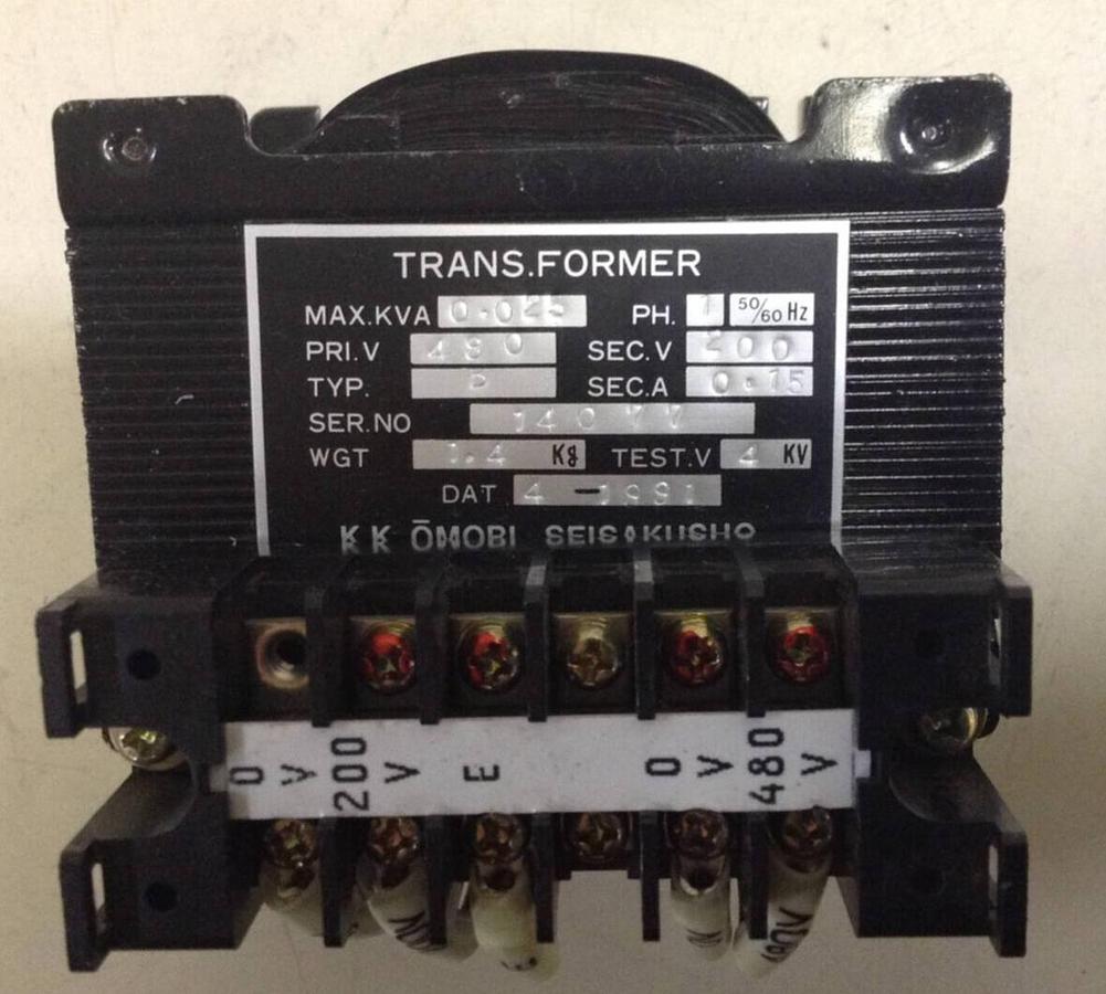 Used KK OMORI SEISAKUSHO Transformer TRANSFORMER675 USED