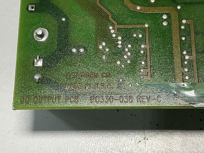 Used VAN DORN 330038 REV-C