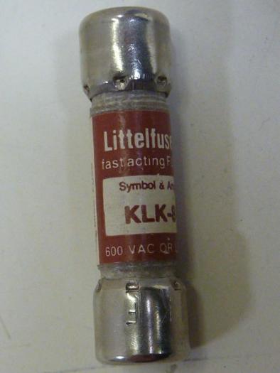 Used LITTELFUSE 8 Amp Fuse KLK-8 #62432