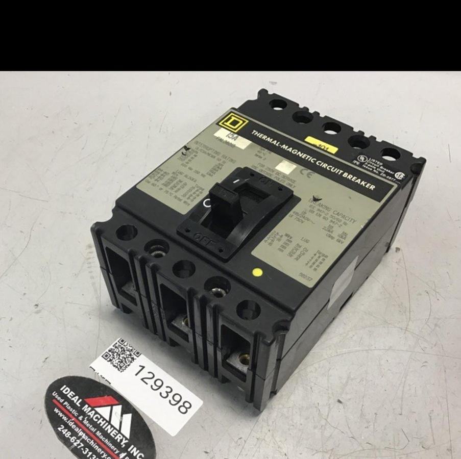 Used SQUARE D 15 Amp Circuit Breaker FAL36015 USED