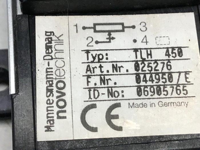 Used NOVOTECHNIK Linear Transducer TLH450 Used