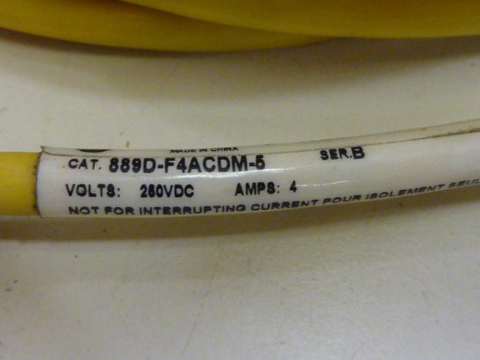 Used ALLEN BRADLEY Cable 889D-F4ACDM-5 SER B #55400