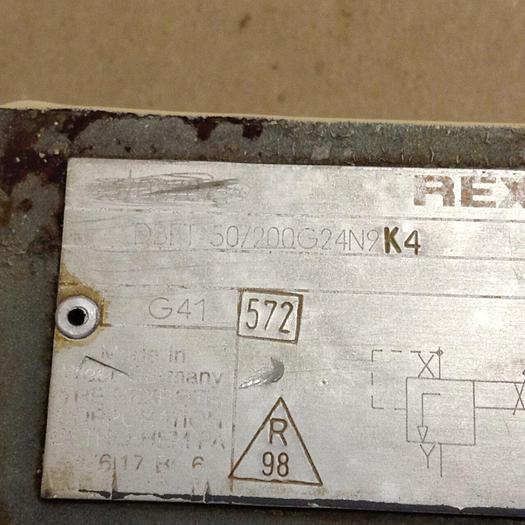 Used REXROTH Valve DBET50200G24N9K4 #78871