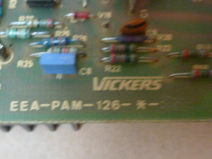 Used VICKERS Amplifier Board EEA-PAM-126 USED