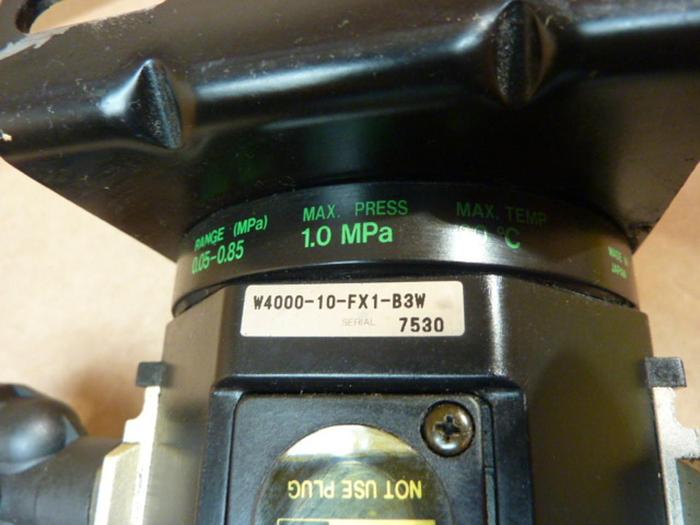 Used CKD CORP Filter Regulator W4000-10-FX1-B3W #40827