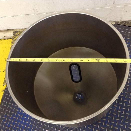 Used METAL FABRICATOR Stainless Steel Hopper HOPPER976 #78976