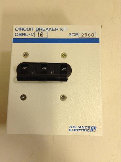 Used RELIANCE ELECTRIC Circuit Breaker Kit CBRU-1/16 #75229