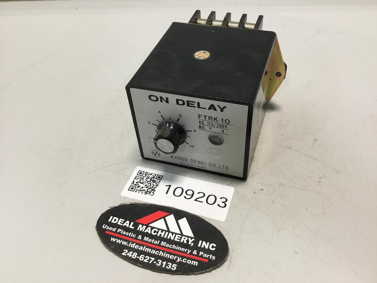 Used KYODO DENKI On Delay Timer FTRK-10 User