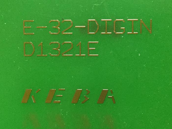 Used KEBA Engel Circuit Board E-32-DIGIN D1321E Used