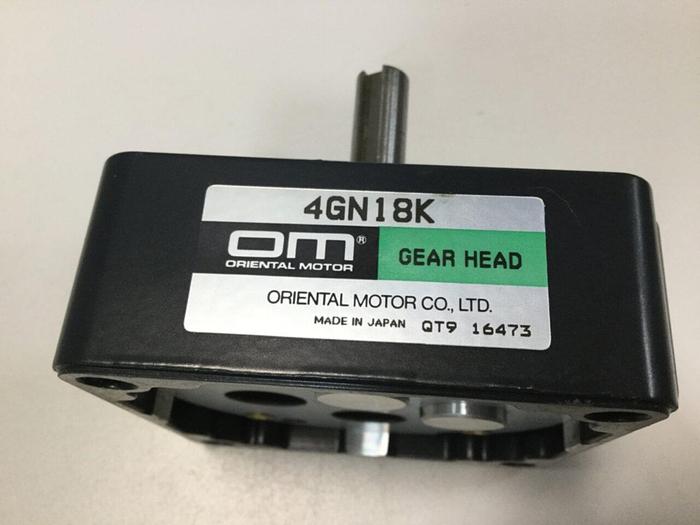 Used ORIENTAL MOTOR Gearhead 4GN18K Used
