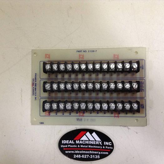 Used PREMIER PNEUMATICS Control Circuit Board 2139-7 #75570