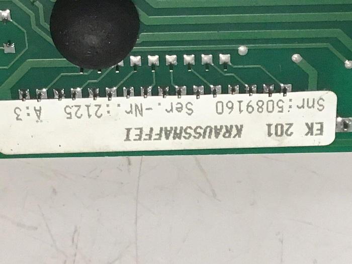 Used KRAUSS MAFFEI Circuit Board 5089160 EK 201 #126076