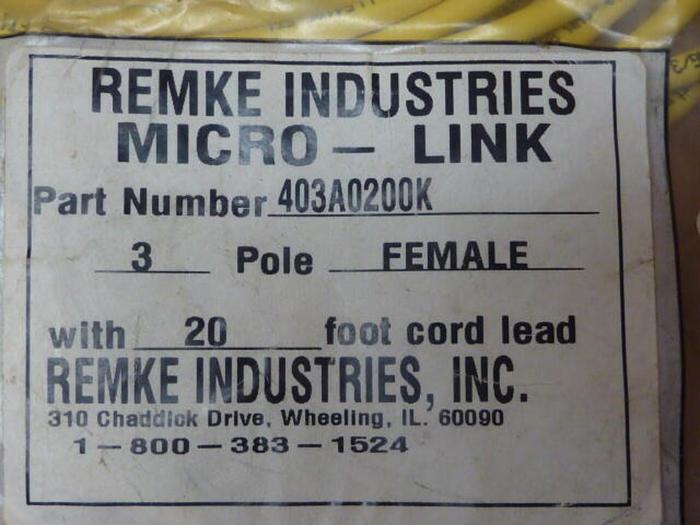 REMKE Lead Cable 403A0200K #31687