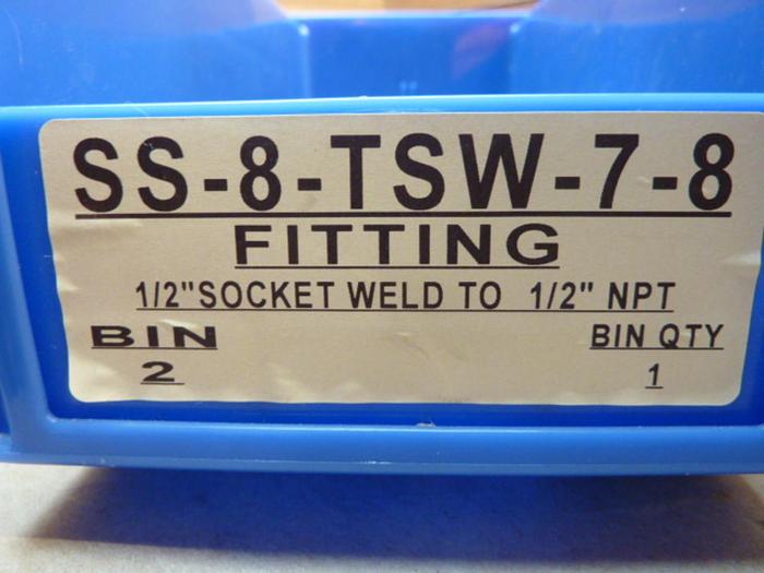 SWAGELOK Tube Socket SS-8-TSW-7-8 #41116