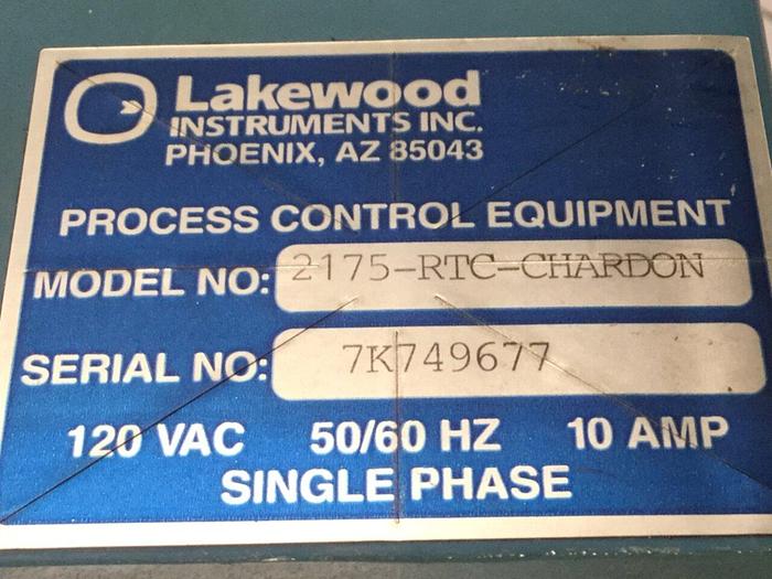 Used LAKEWOOD Process Control 2175-RTC-CHARDON #109049