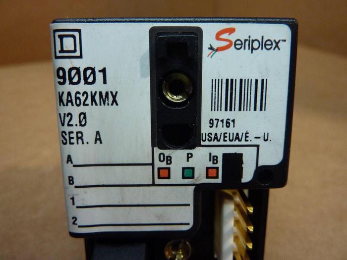 Used SQUARE D Push Button 9001-KA62KMX BLACK #38211