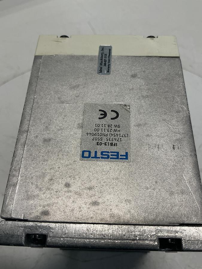 Used FESTO Control Block / Valve Terminal IFB13-03 Used