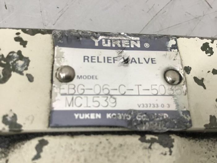 Used YUKEN Relief Valve EBG-06-C-T-5036 #118426