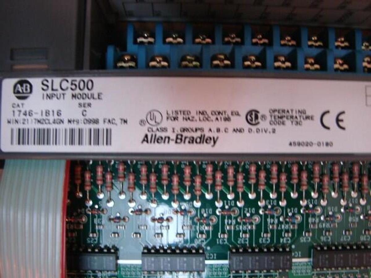Used ALLEN BRADLEY Input Module 1746-IB16 SER C Used