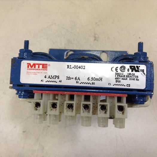 Used MTE 3 Phase Reactor RL-00402 #80489