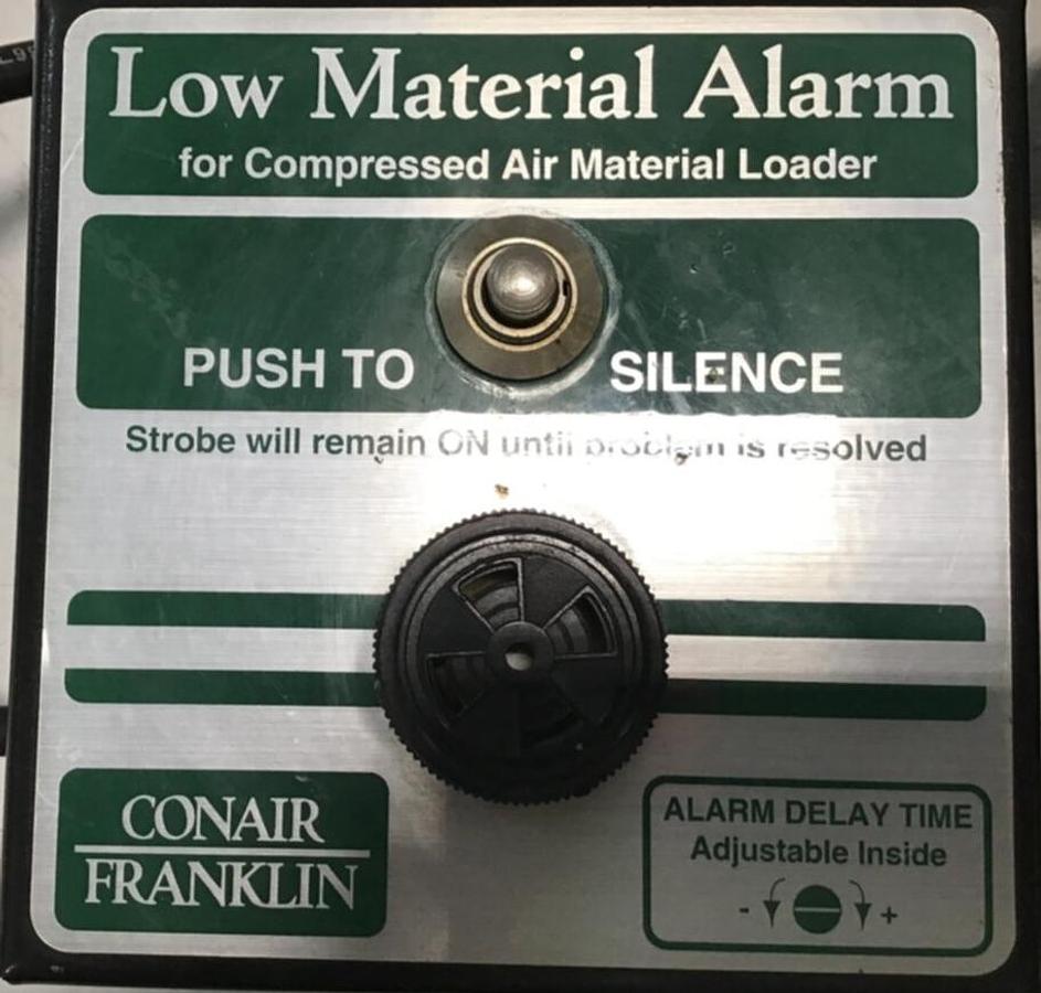 Used CONAIR FRANKLIN Material Loader Control 107-508-01 USED