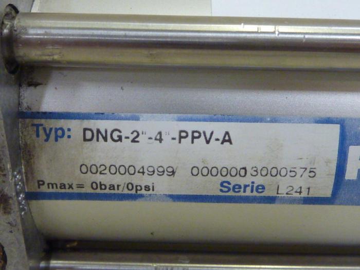 Used FESTO Pneumatic Cylinder DNG-2IN-4IN-PPV-A #55712