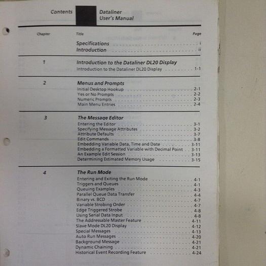 Used ALLEN BRADLEY User's Manual 2706-801 #70868