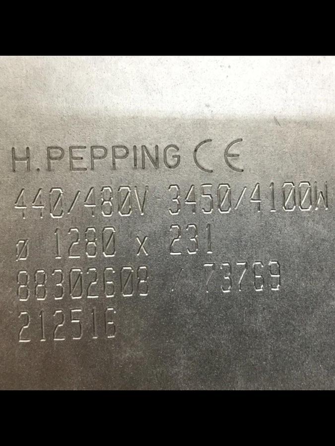 H PEPPING 3450/4100 Watt Heater Band 88302608 HP NEW